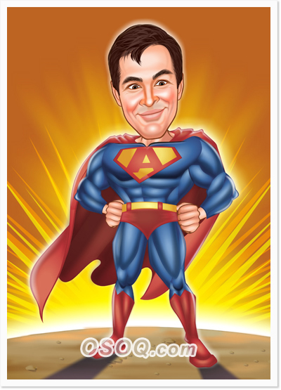 Super Hero Movie Caricatures