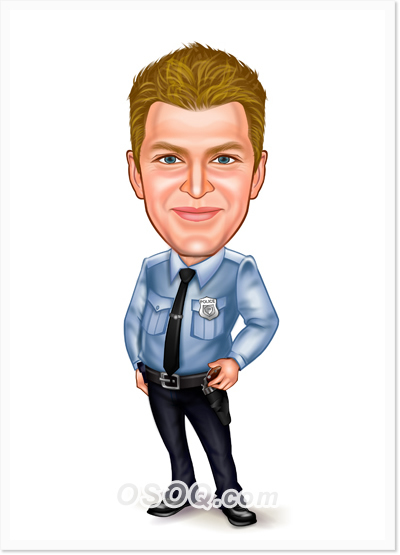 Cop Caricature