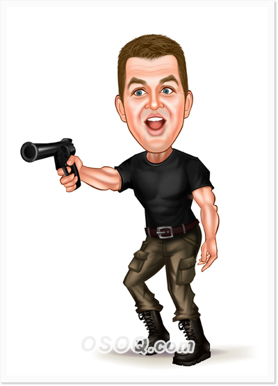 Special Police Caricature