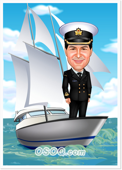 Coast Guard Caricature