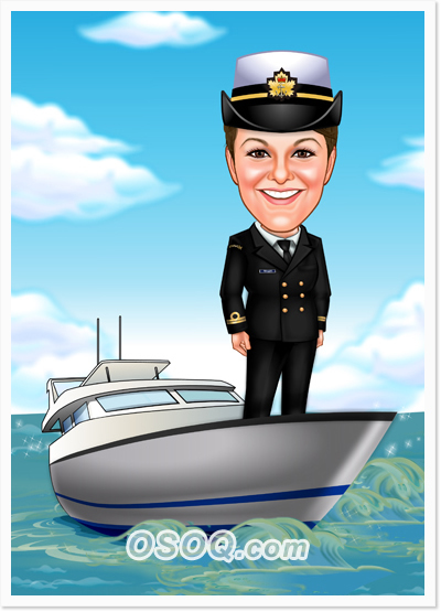 Canadian Sea Cadet Caricature