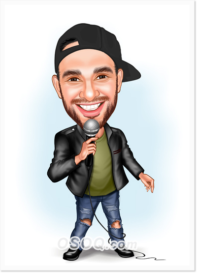 Host Caricature