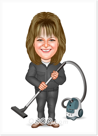 Housekeeping Caricatures