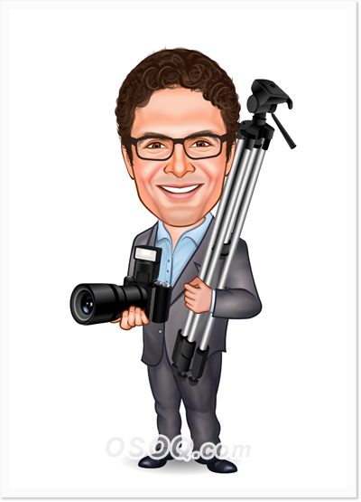 Photographer Caricature