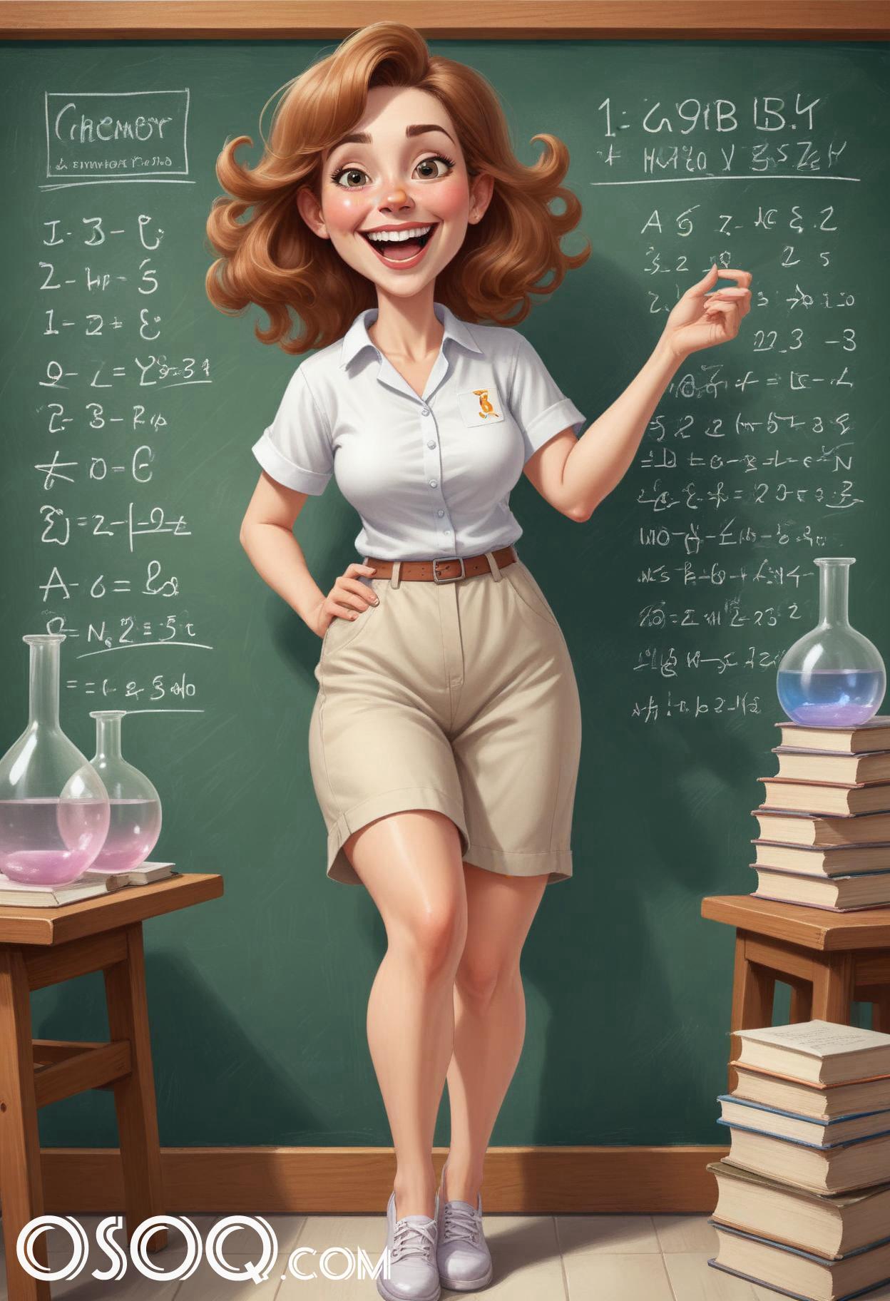 Best teacher cartoon images 17