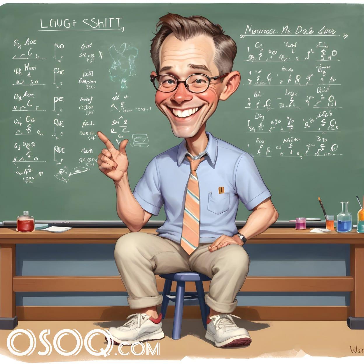 Caricature drawing teacher 06