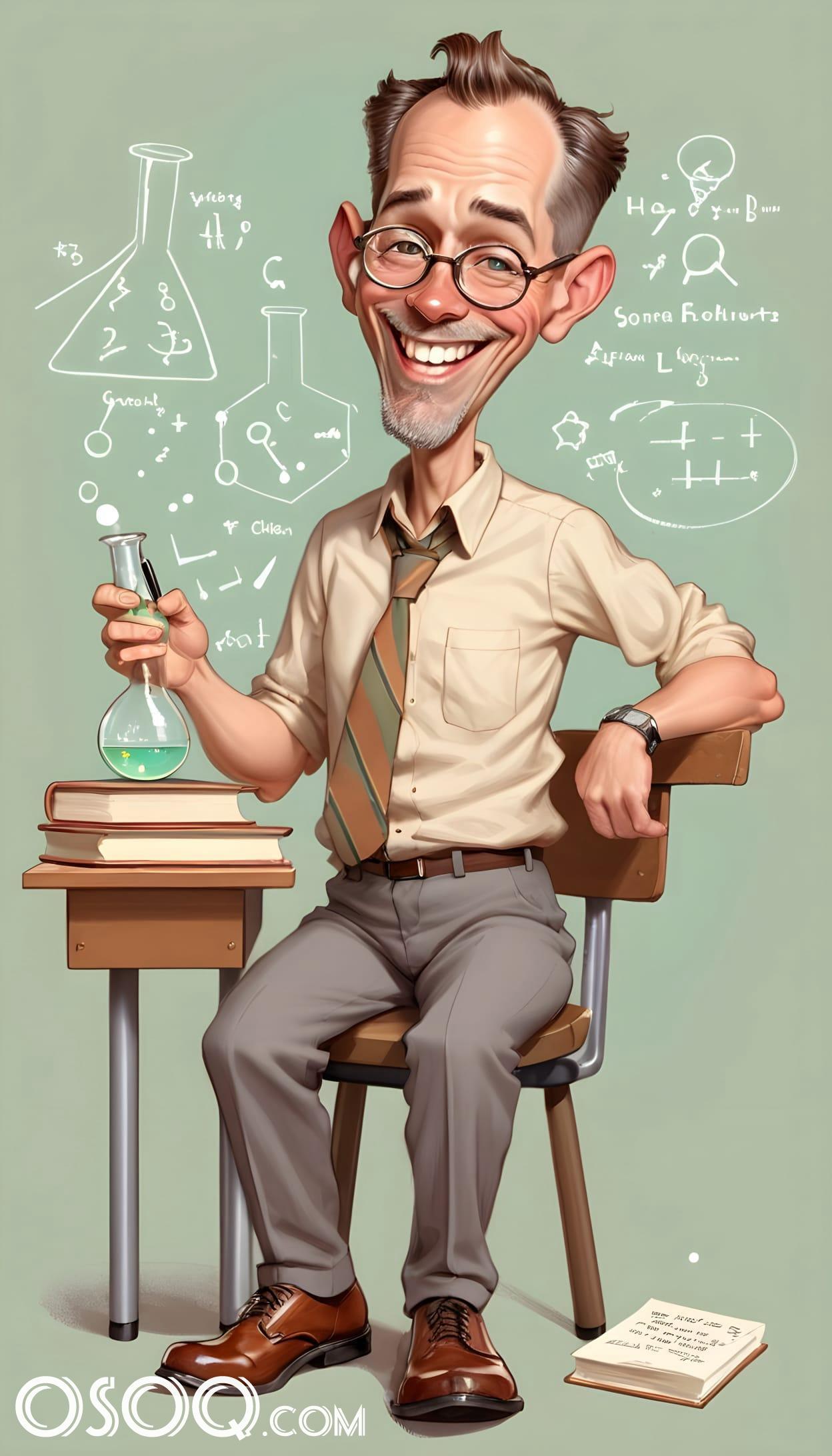 Caricature drawing teacher 12