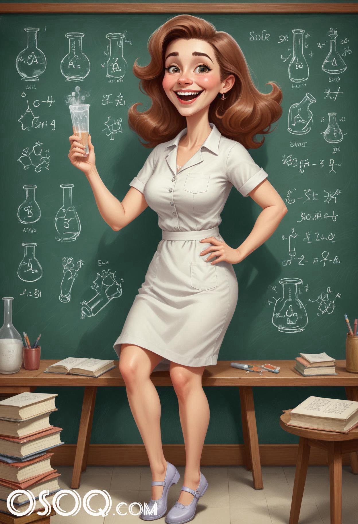 Cartoon image of a teacher 20