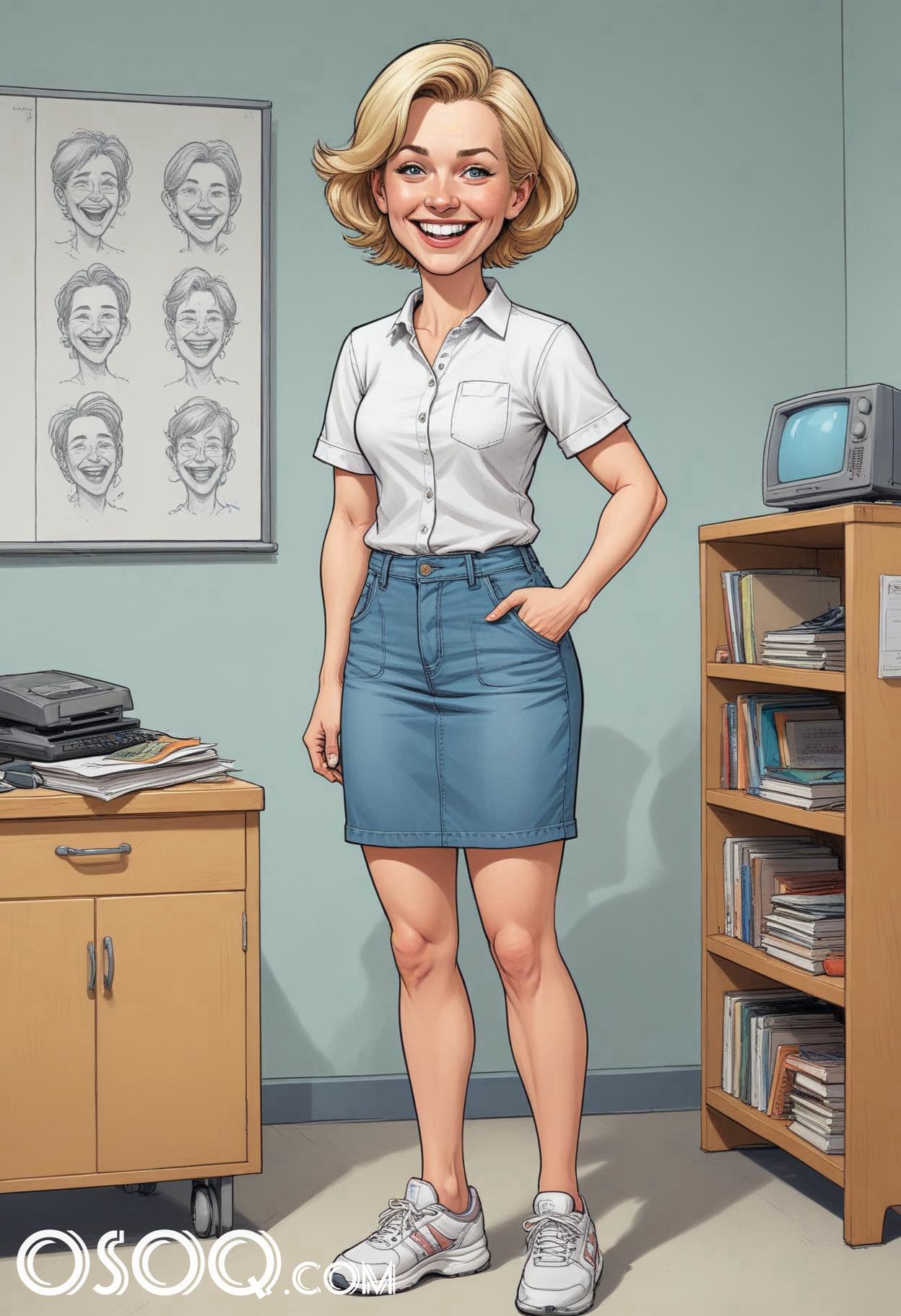 Cartoon pic of a teacher 17