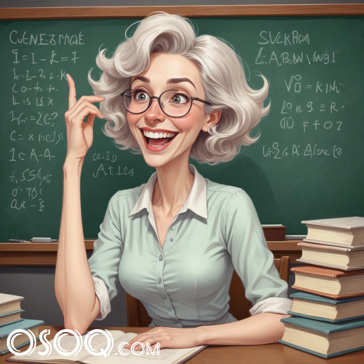 Cartoon pic of a teacher 20