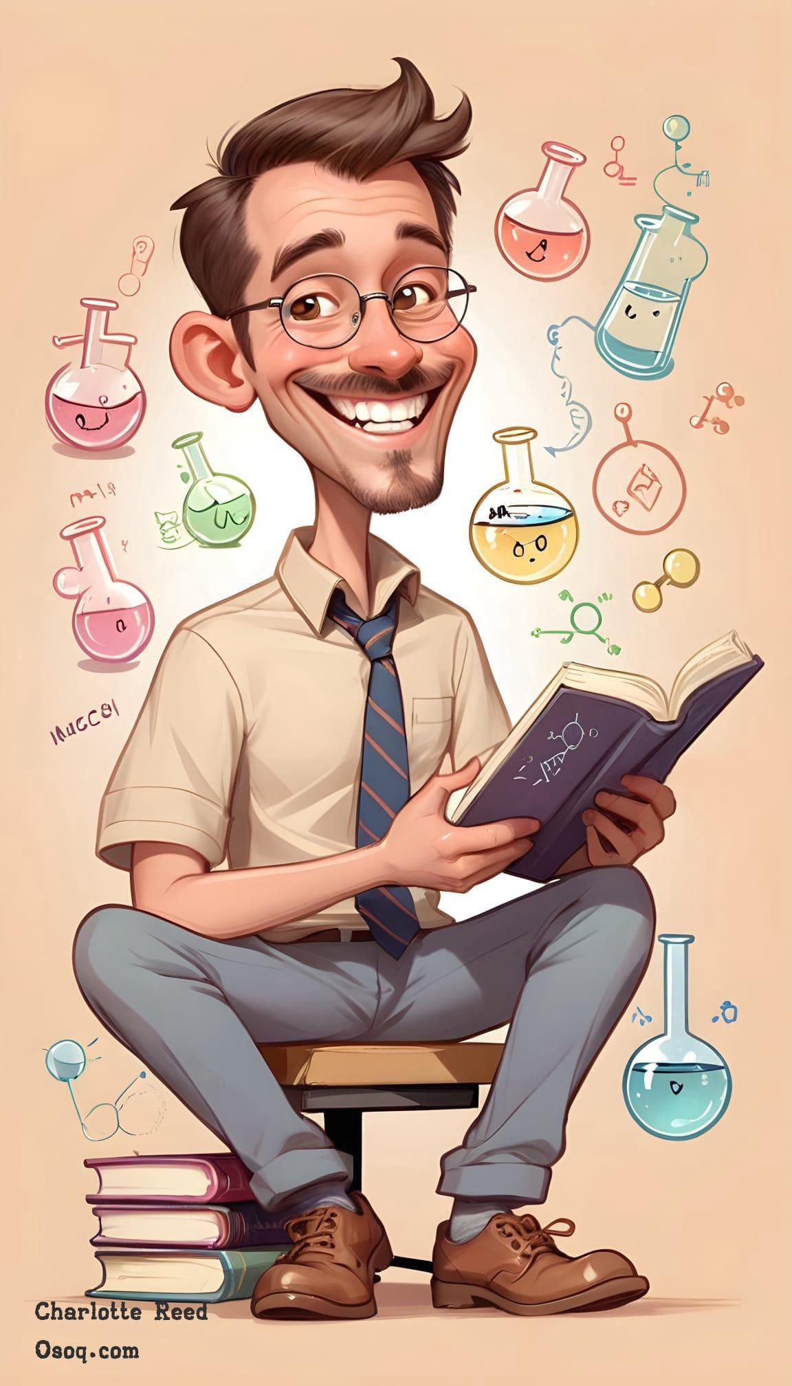 Teacher caricature 10