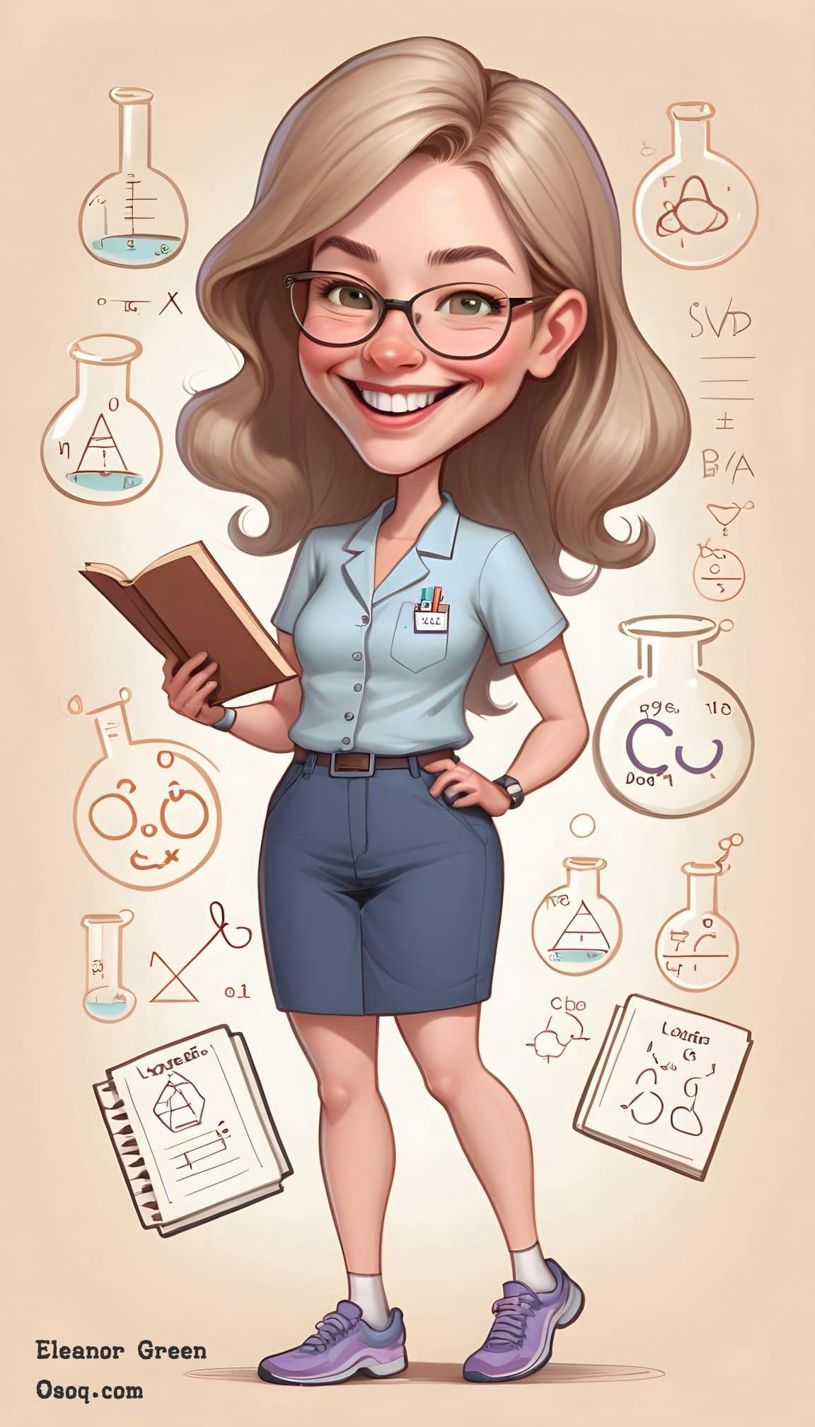 Teacher caricature 16