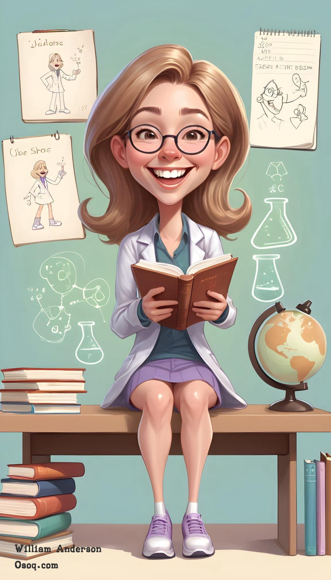 Teacher caricature 20