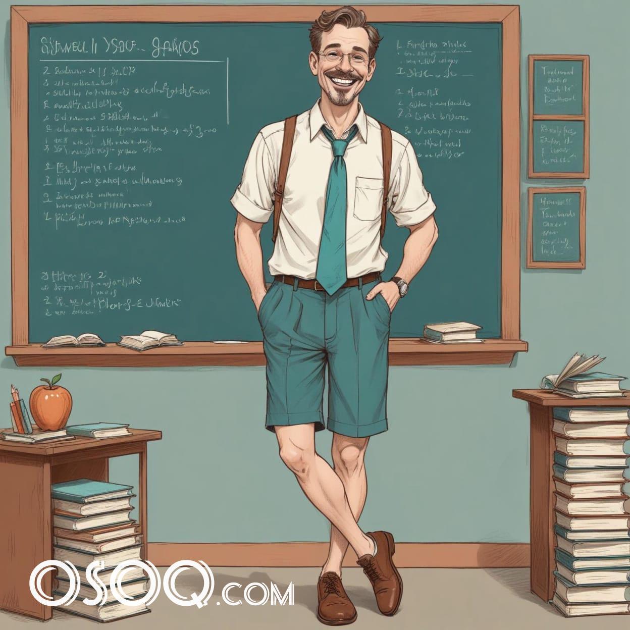 Cute teacher cartoon 10