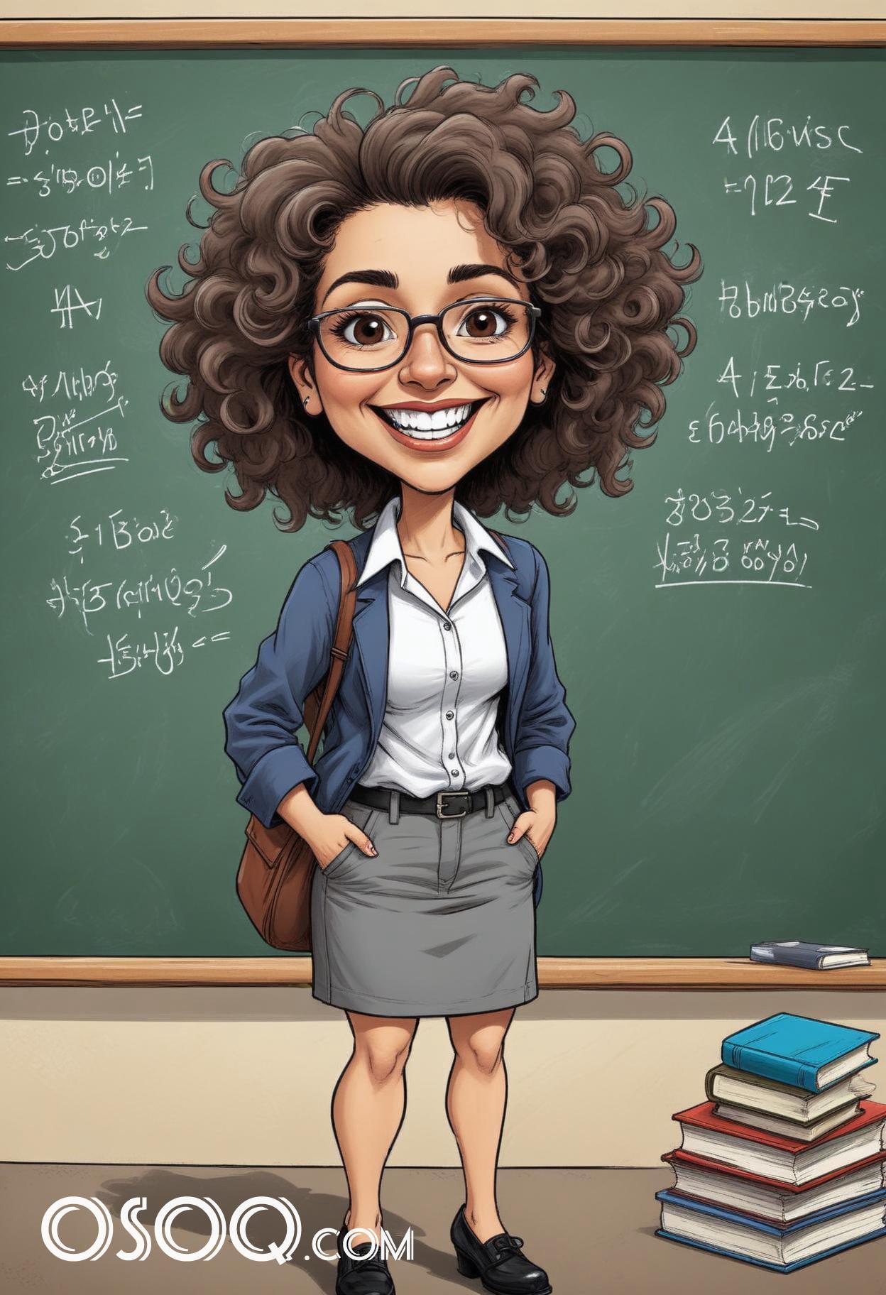 Female teacher cartoon 18