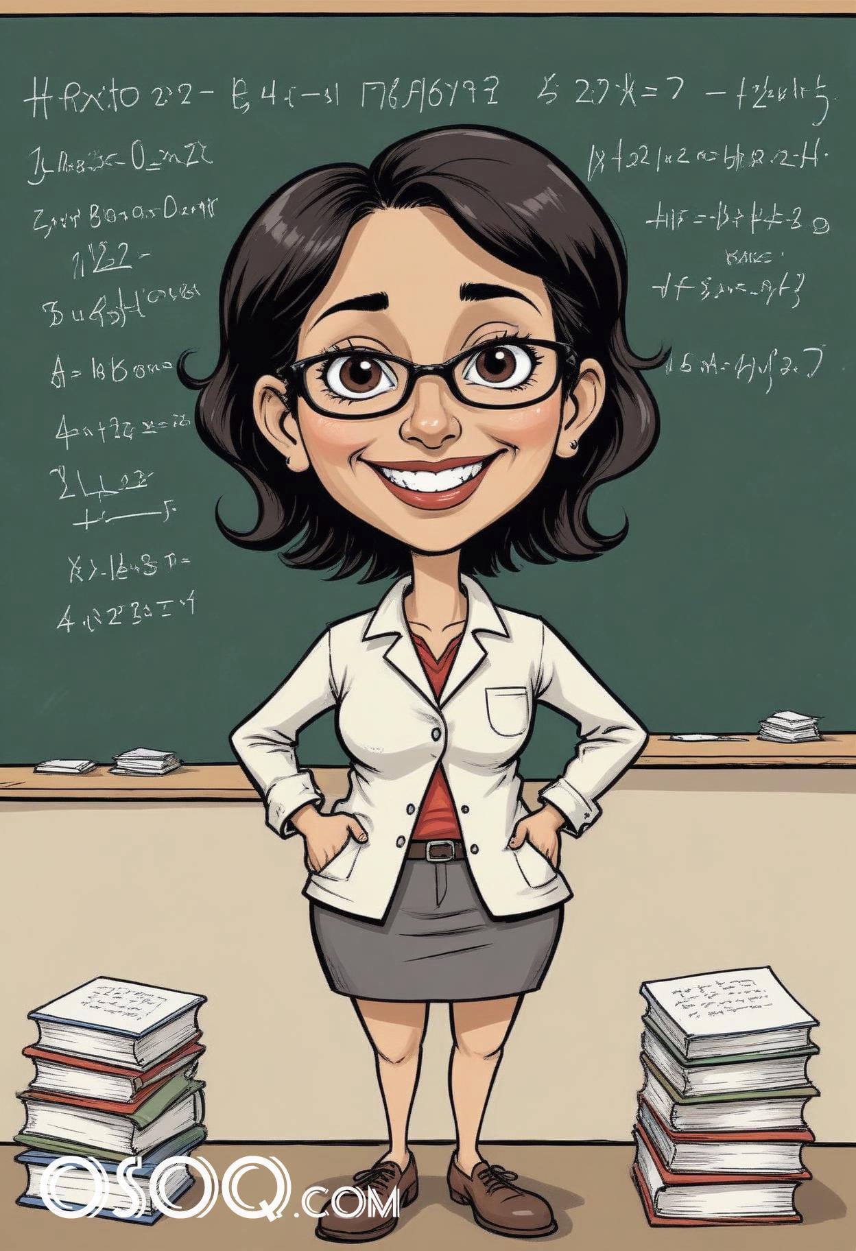 Female teacher cartoon 19