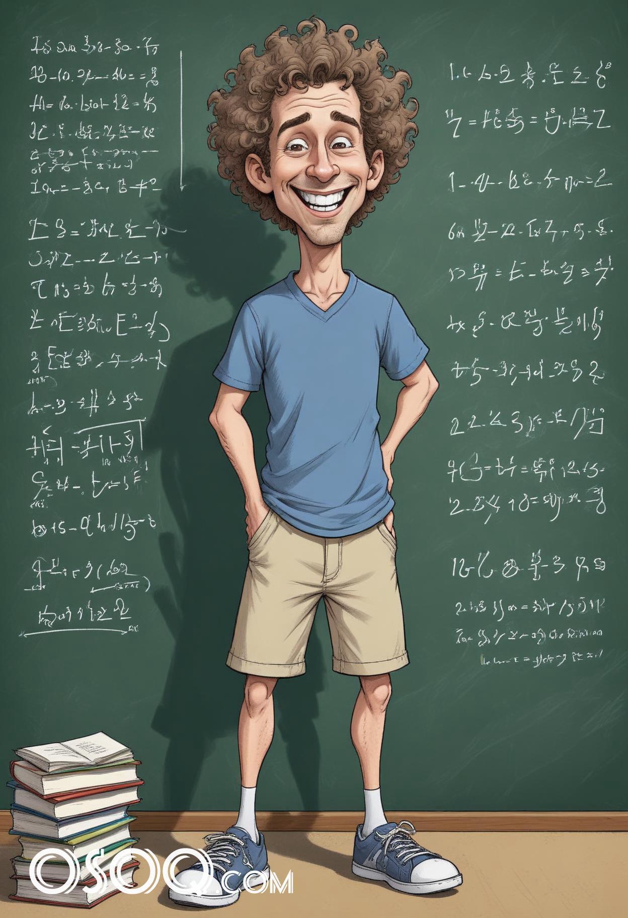 Male teacher cartoon 10