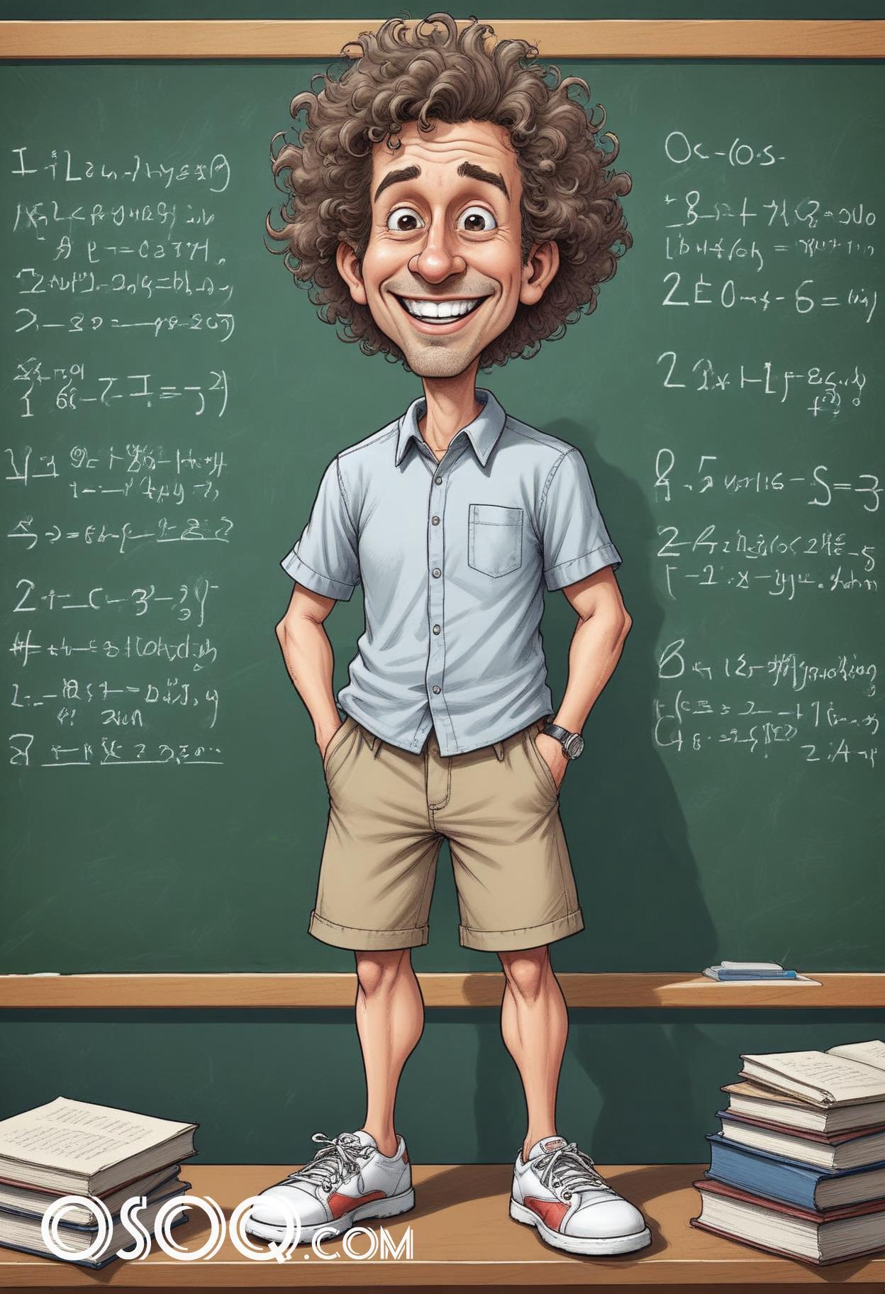 Male teacher cartoon 11