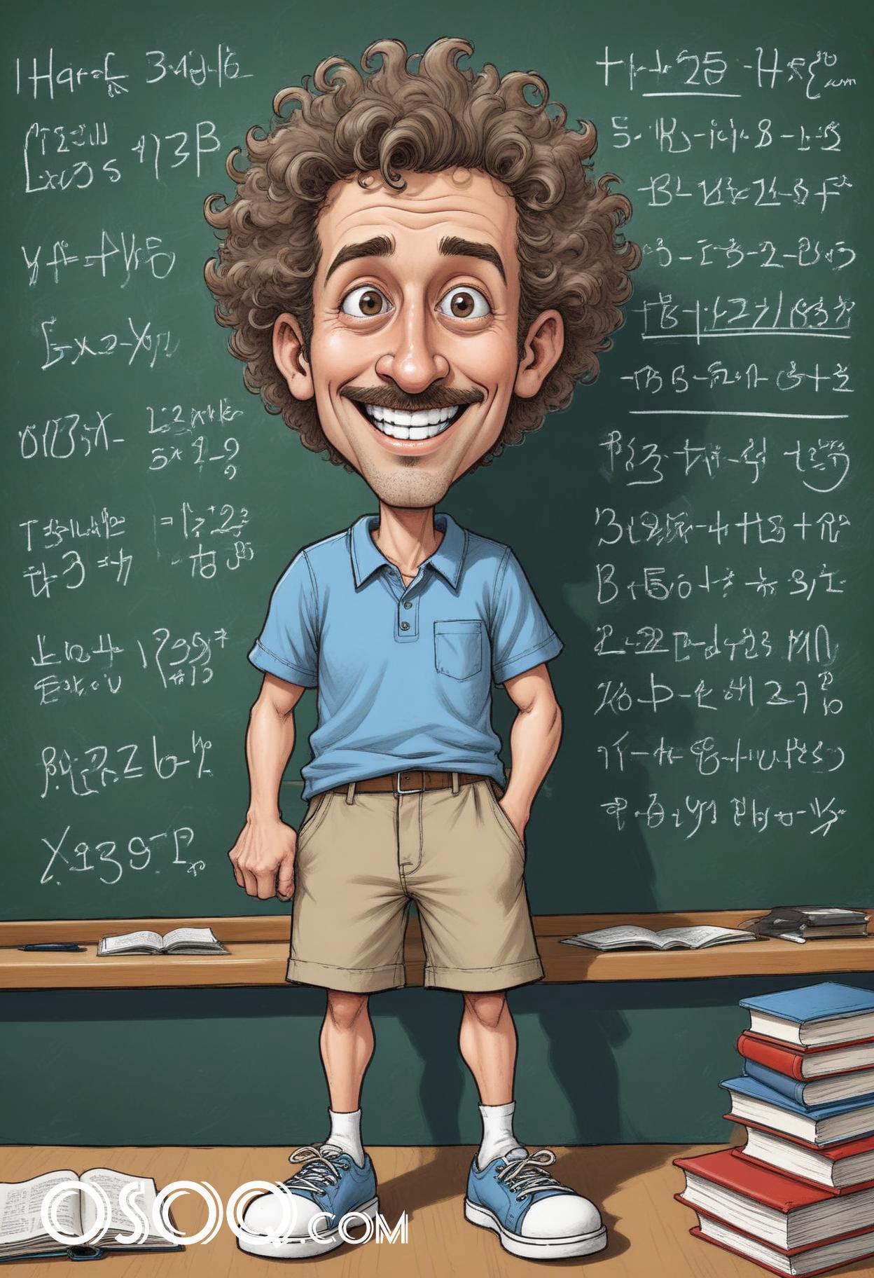 Male teacher cartoon 13