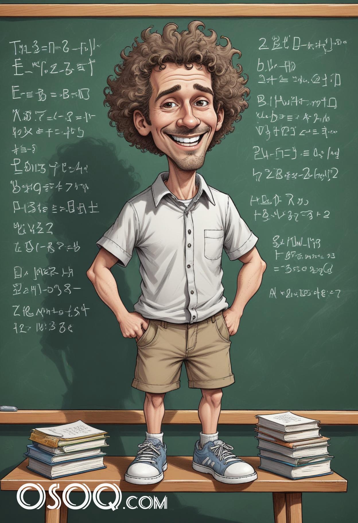 Male teacher cartoon 14