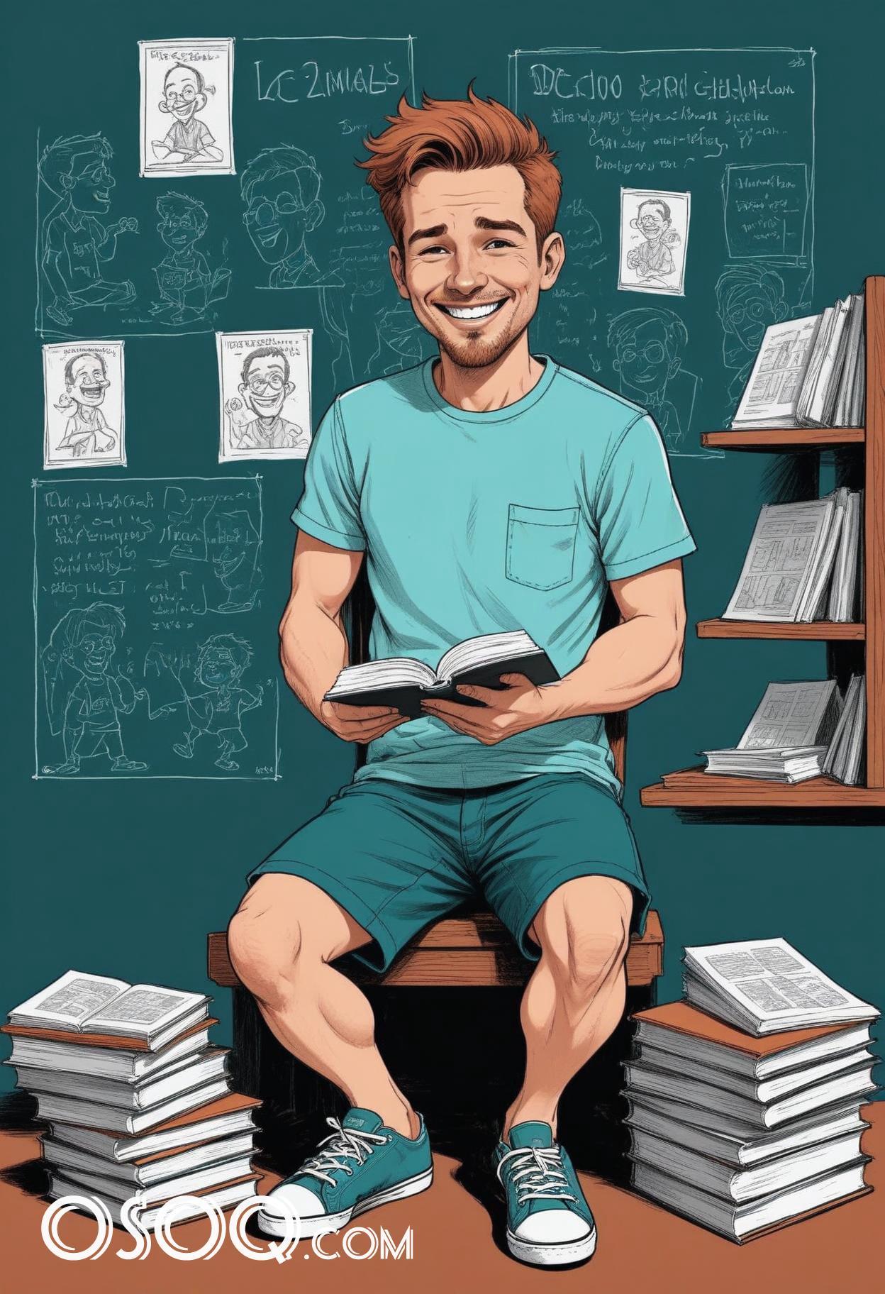 Male teacher cartoon 18