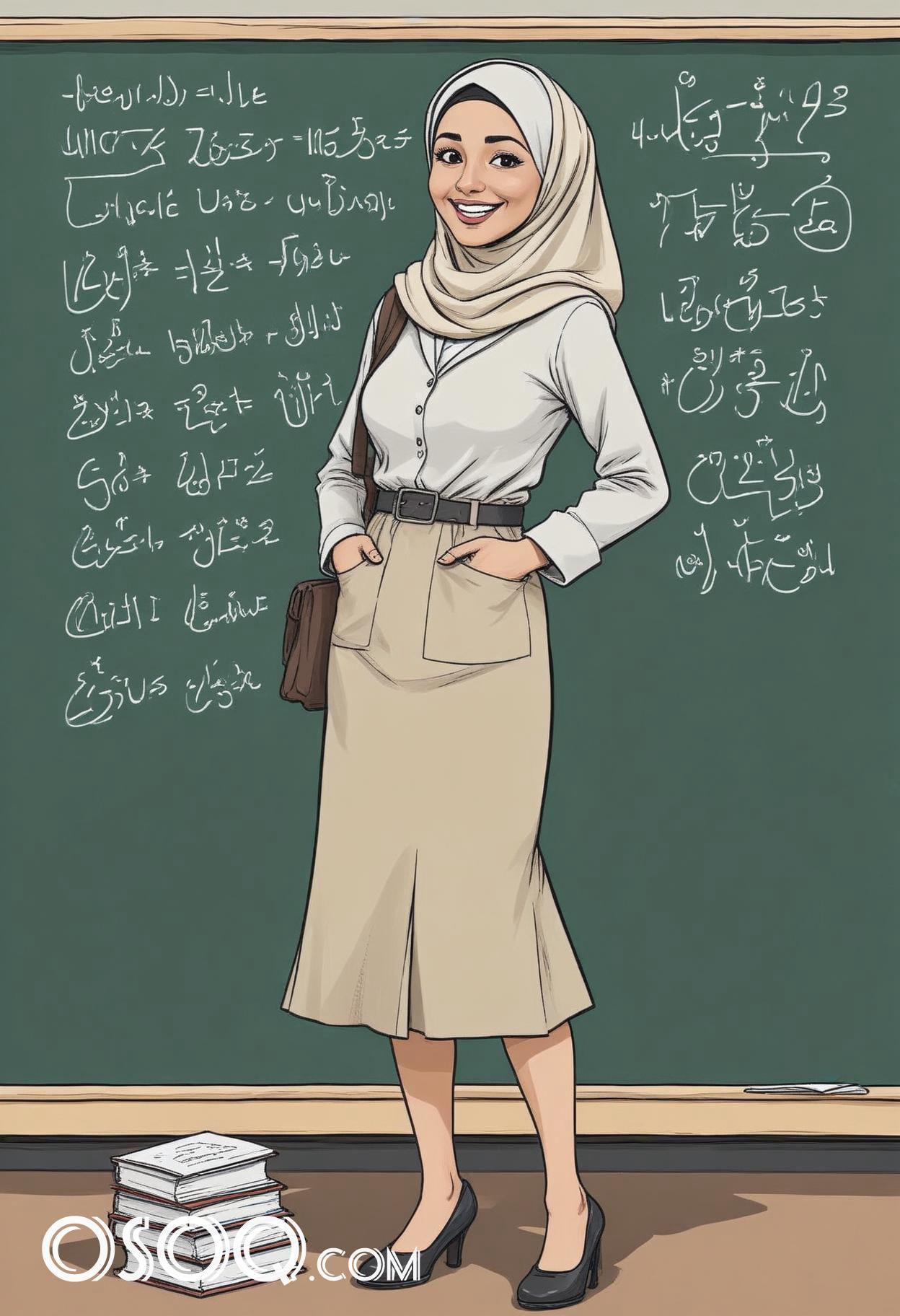 Muslim teacher cartoon 06