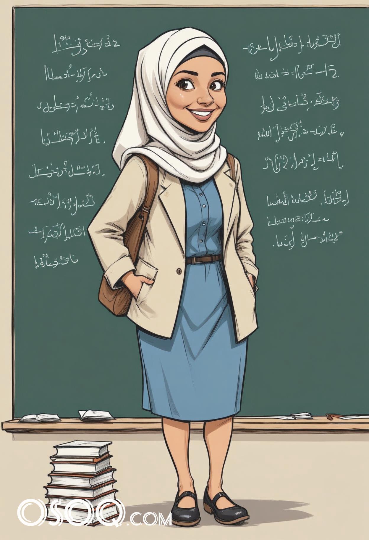 Muslim teacher cartoon 08