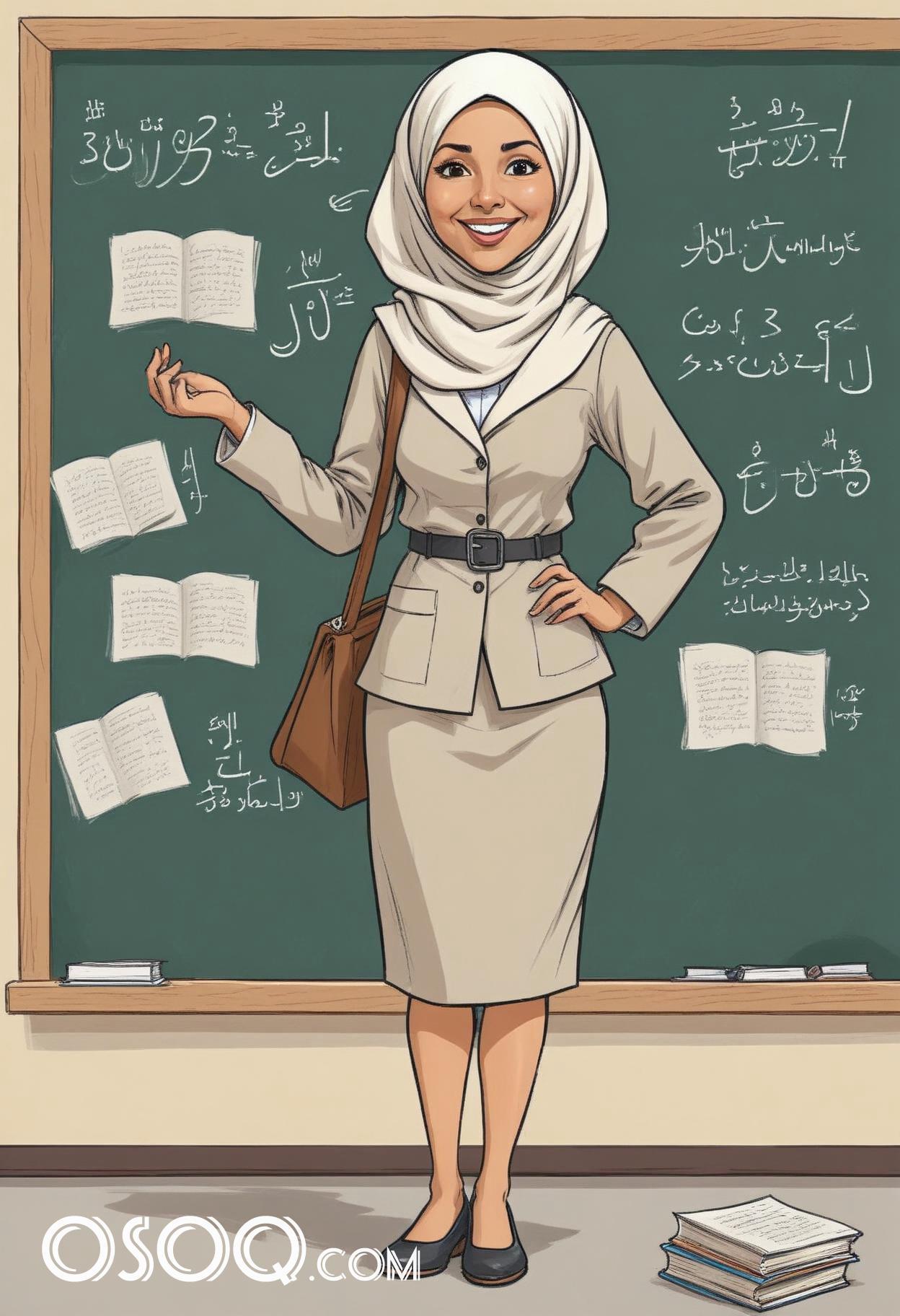 Muslim teacher cartoon 09