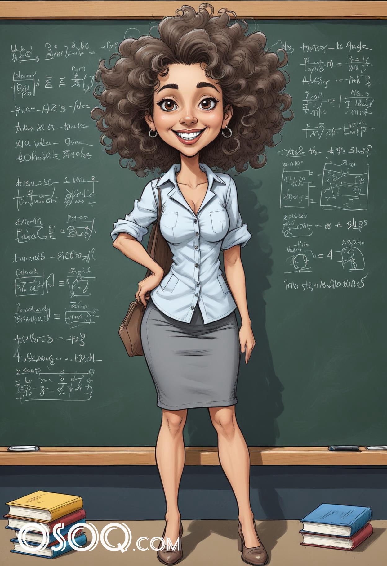 Teacher cartoon character 11