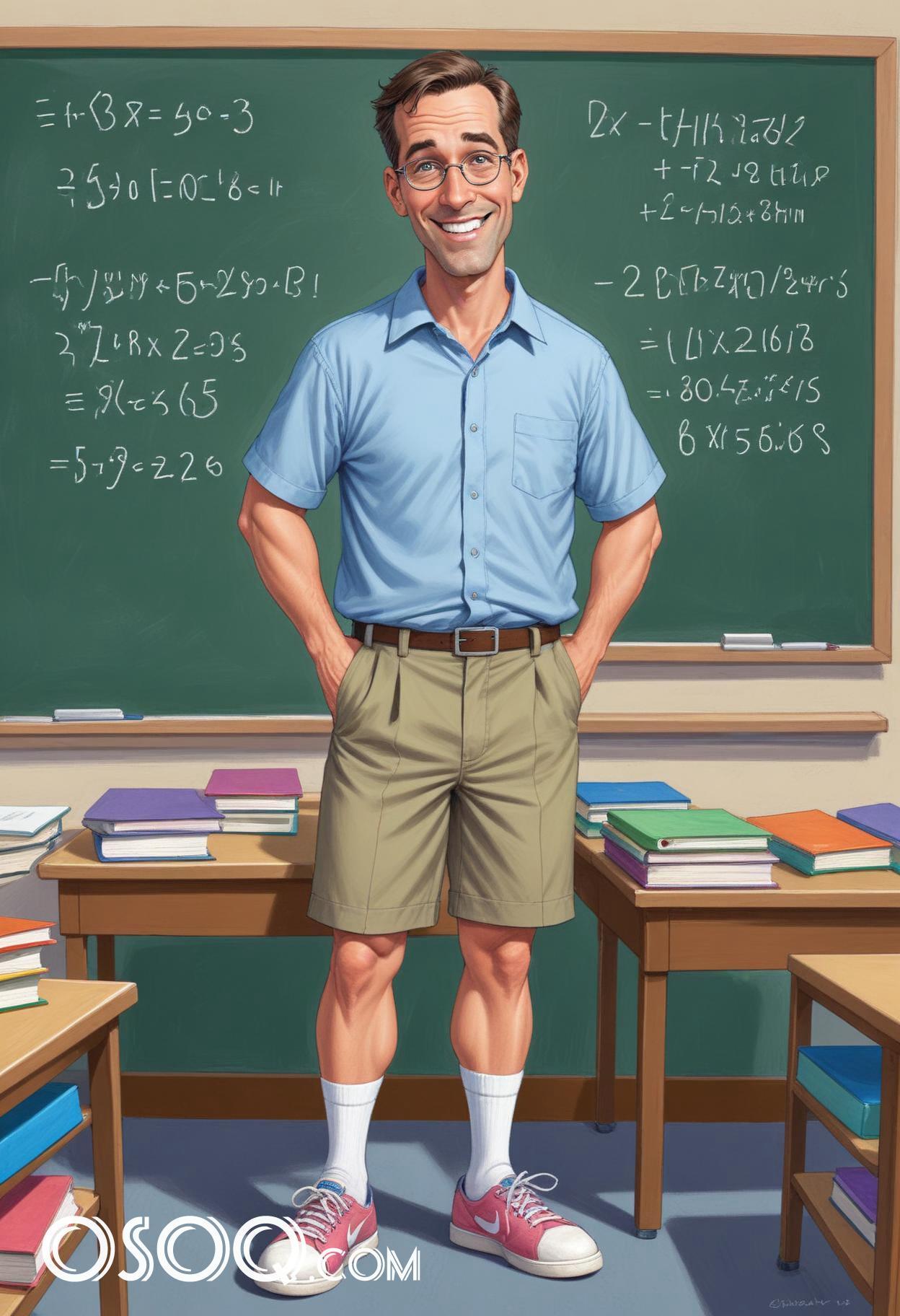 Teacher cartoon character 15