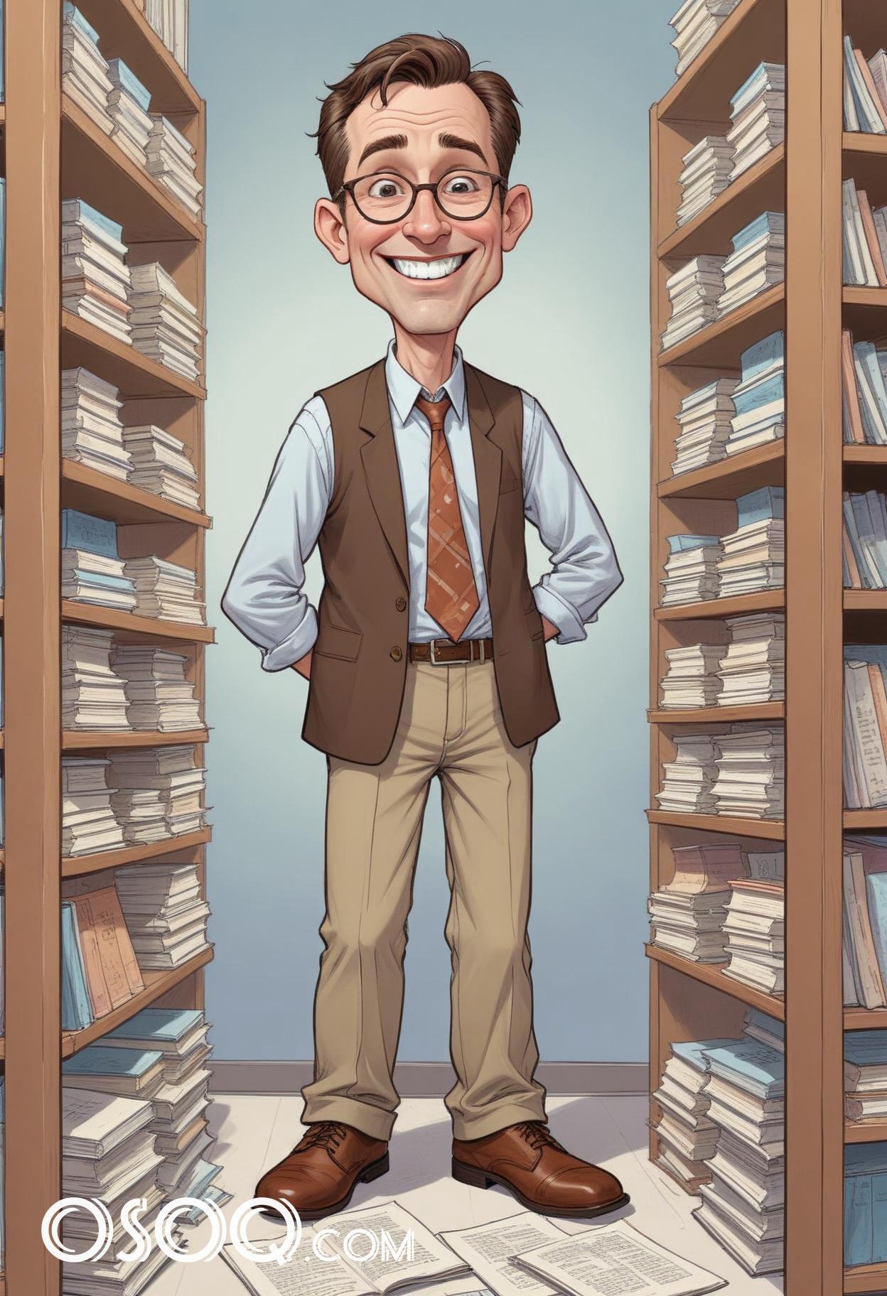 Teacher cartoon character 19