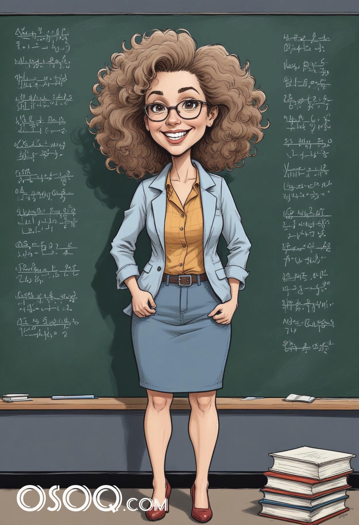 Teacher cartoon image 01