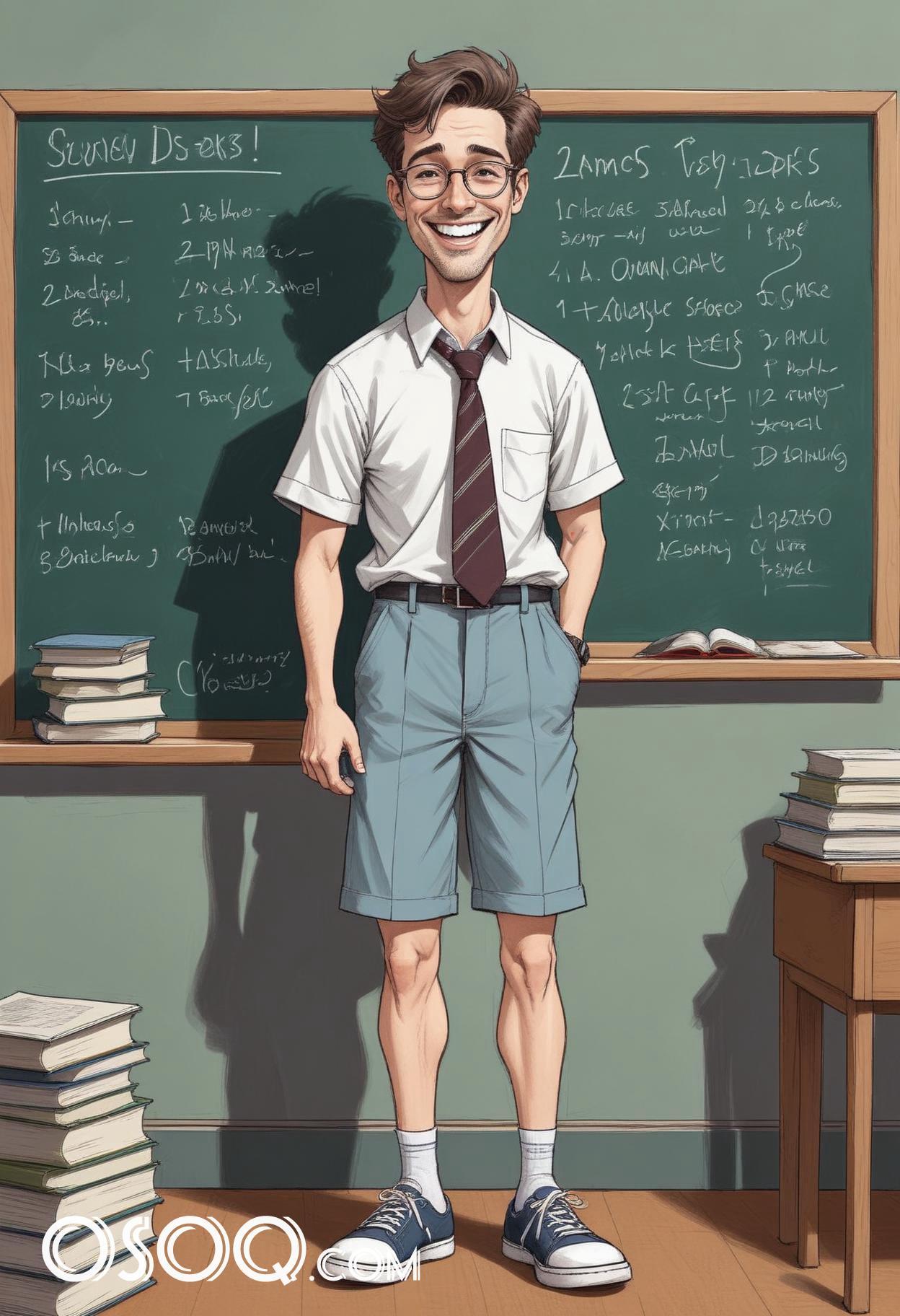 Teacher cartoon image 07