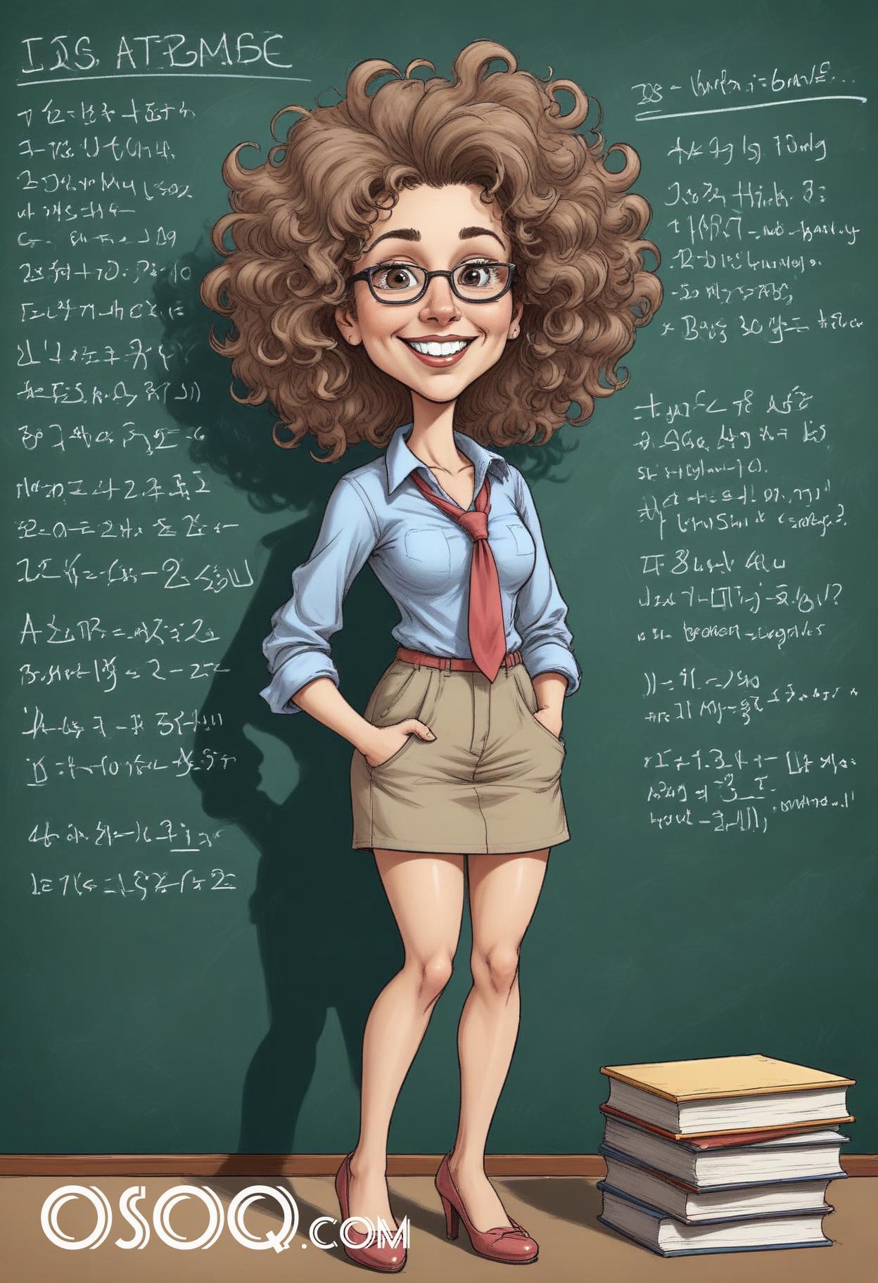 Teacher cartoon picture 01