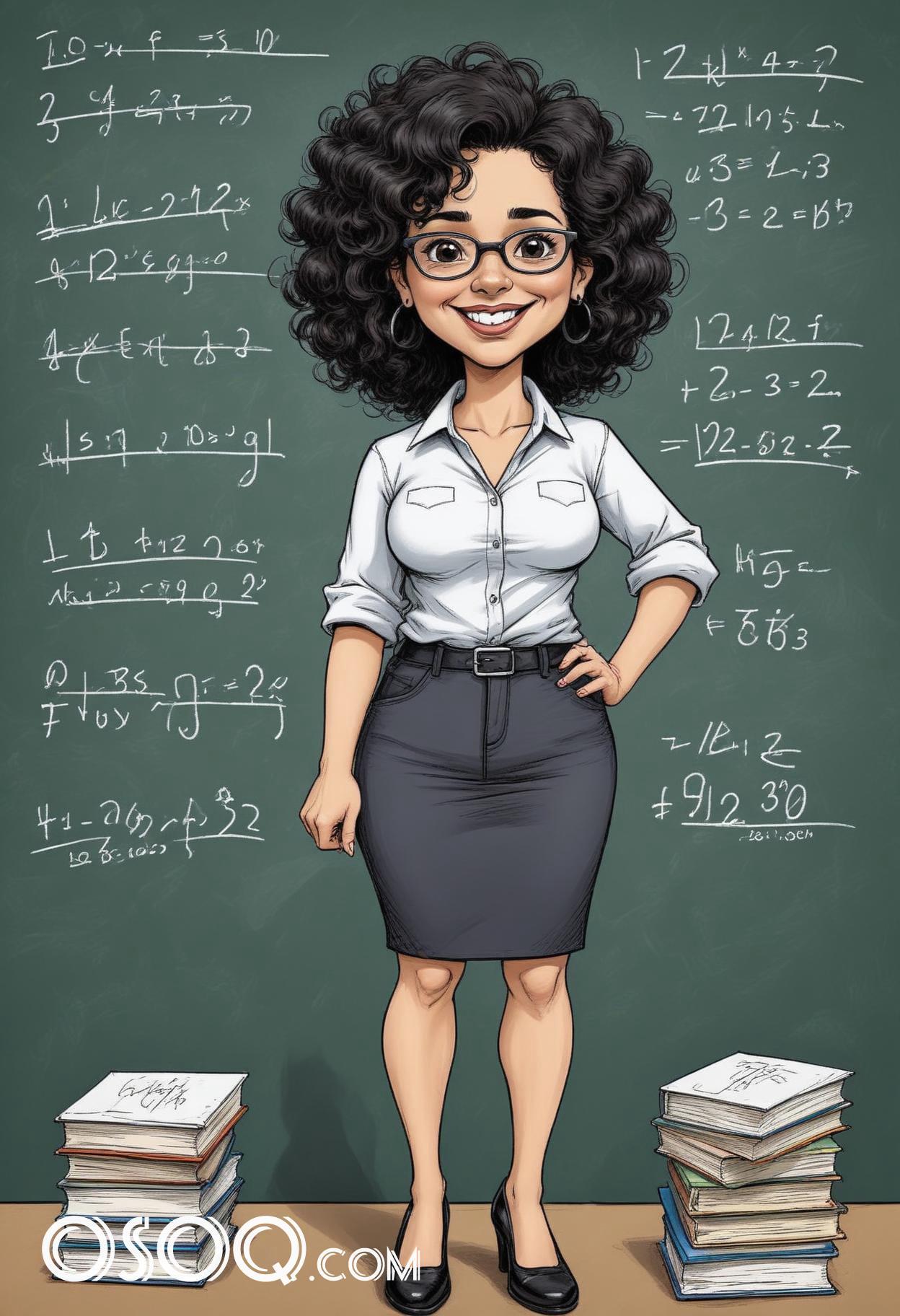 Teacher clipart 09