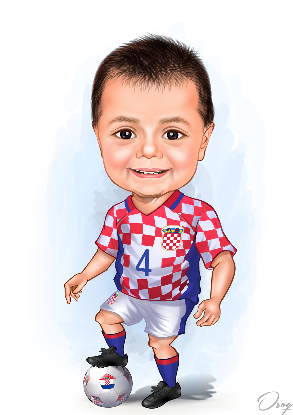 Soccer Baby Cartoon