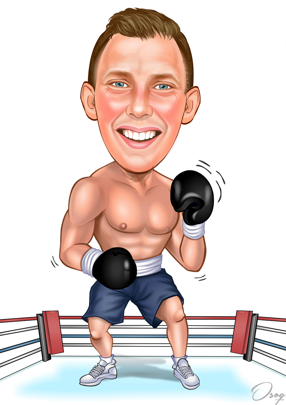 Boxing Cartoon