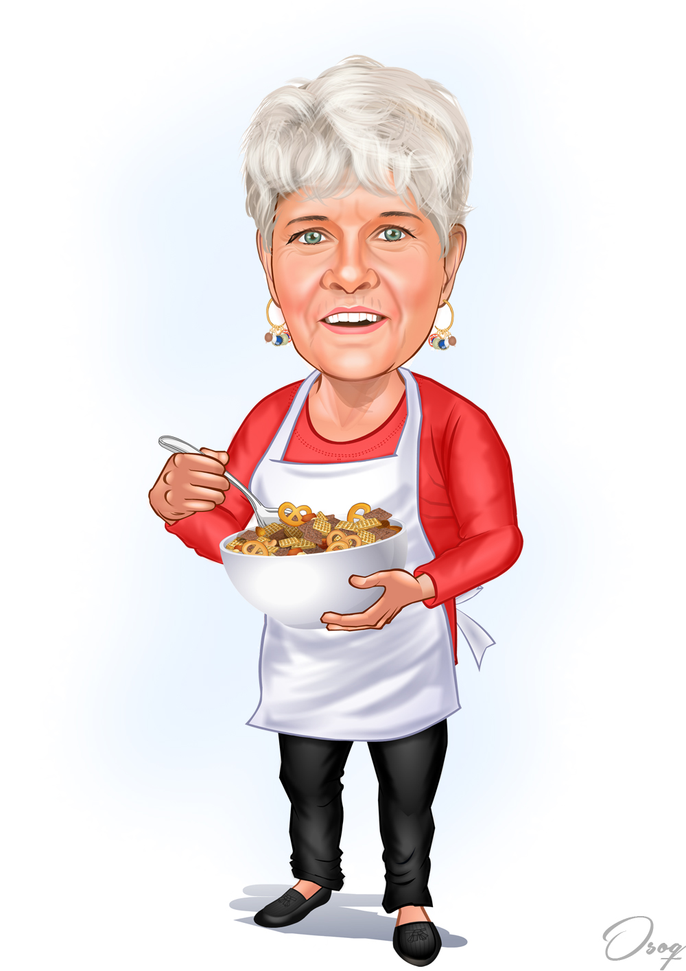 Female Chef Cartoon