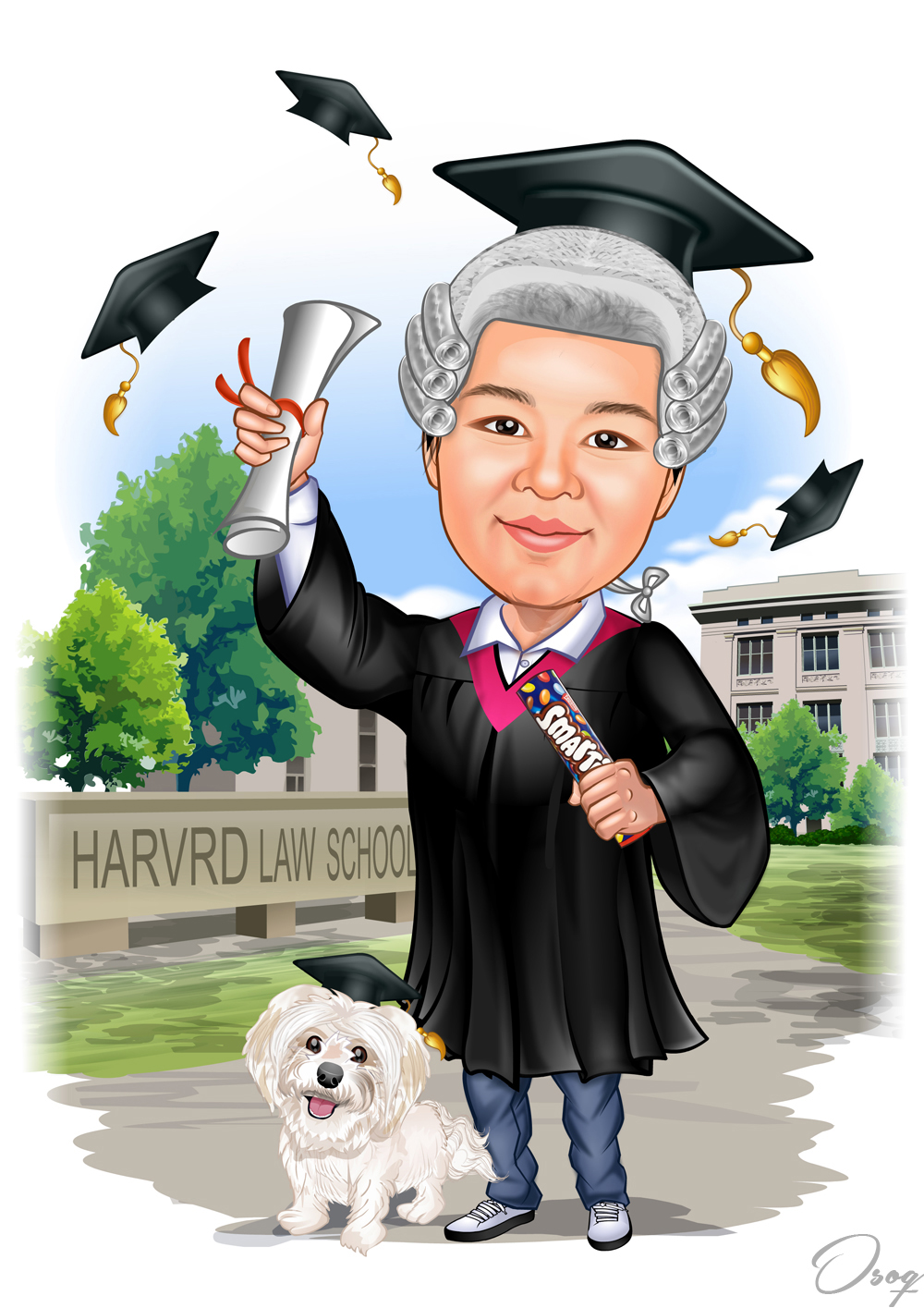 University Graduation Cartoon
