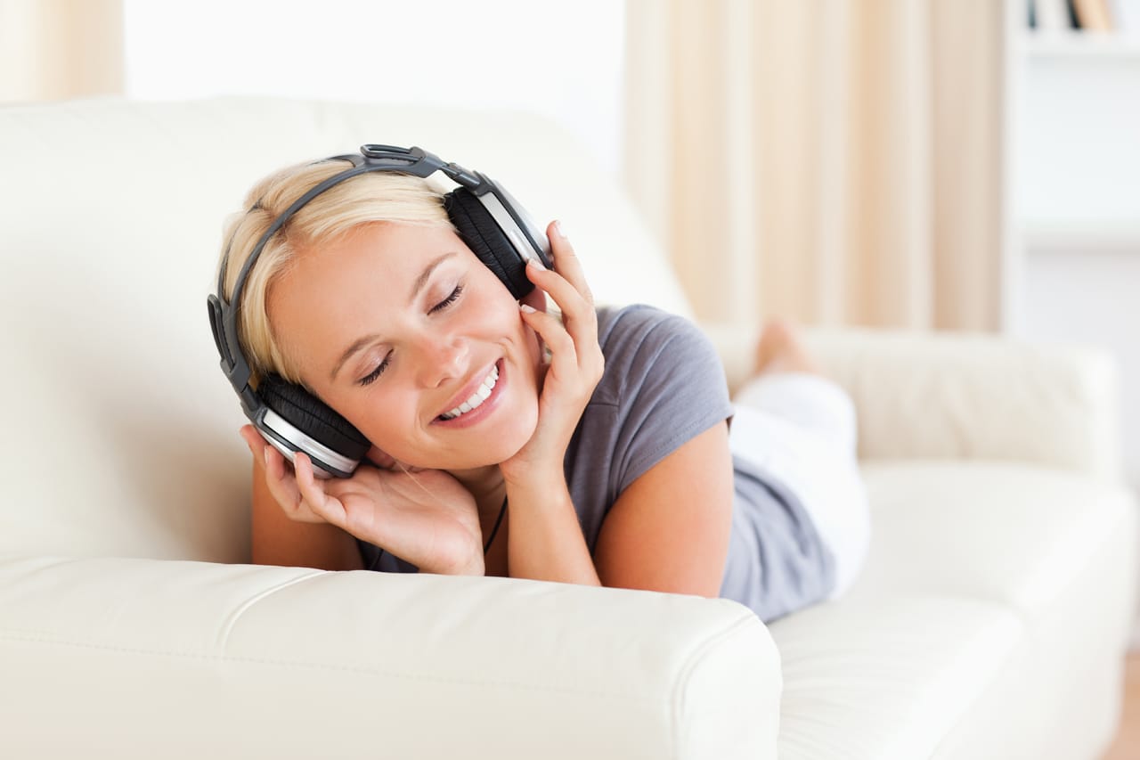 Related image woman enjoying some music