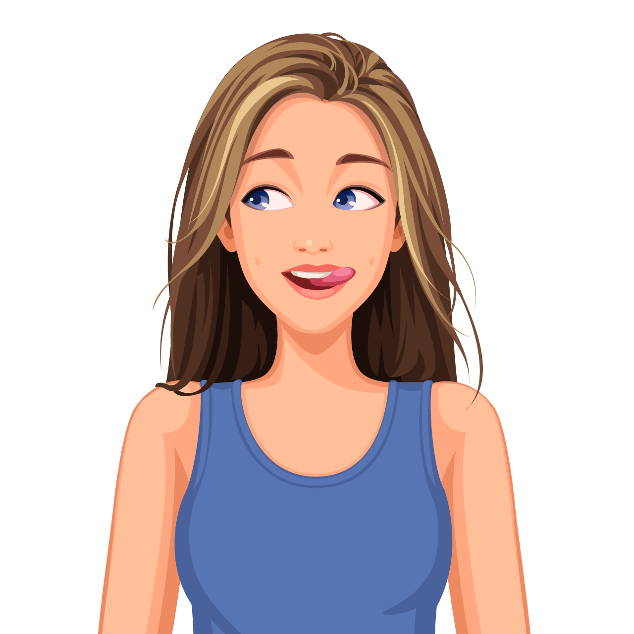 Illustration-beautiful-woman-with-a-different-facial-expression-clipart-image.png