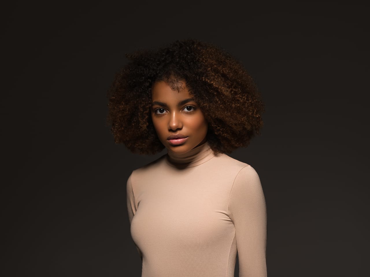 Related image beautiful woman black skin pretty african american beautiful model sweater black background