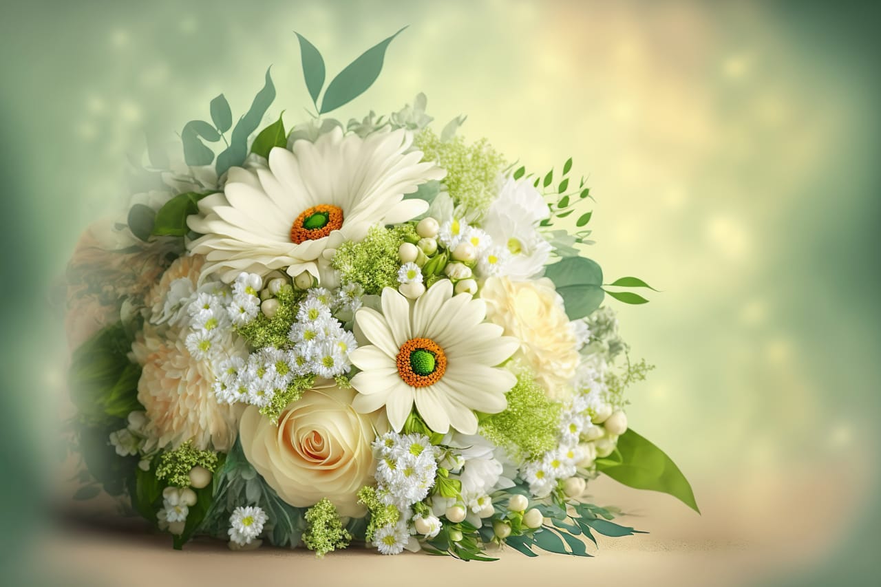 Related image bridal bouquet white summer flowers copy space wedding concept