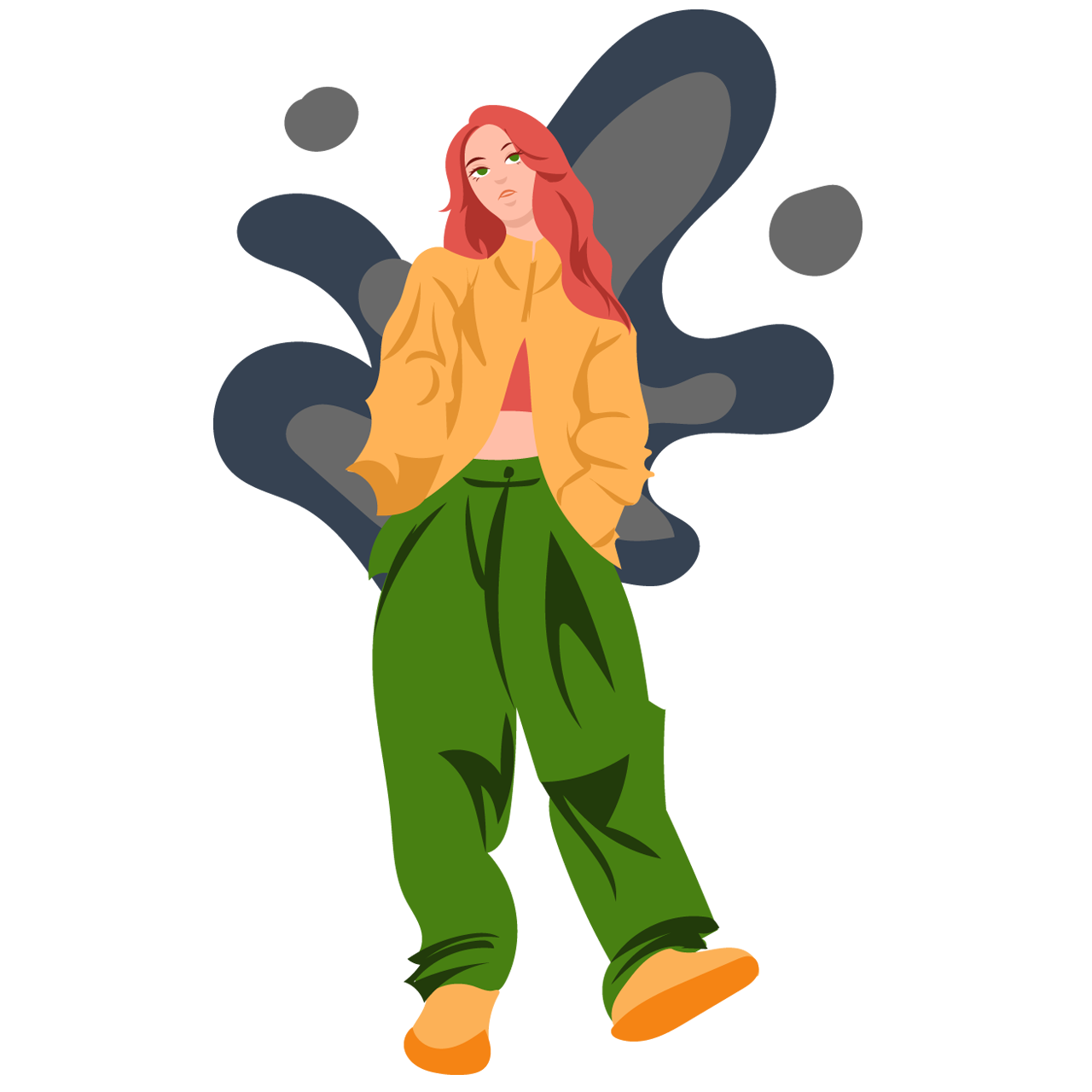 Wearing Hoodie Clipart Transparent Background, A Cute Girl Playing