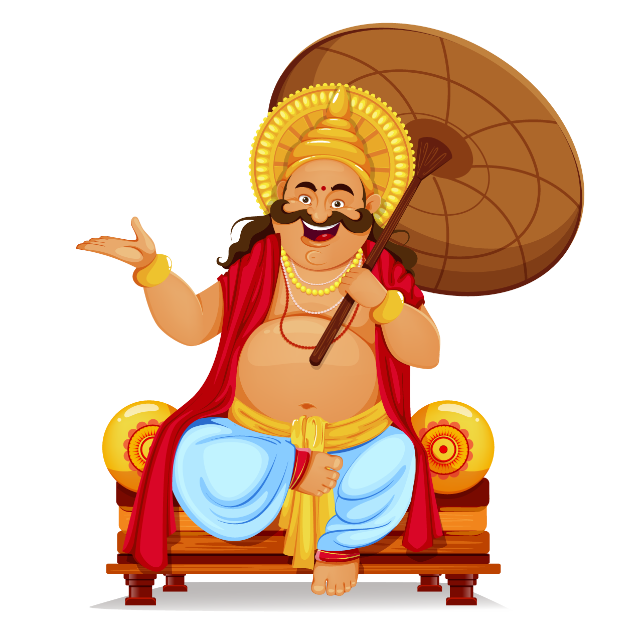 Onam festival kerala onam celebration traditional indian holiday king mahabali transparent background png