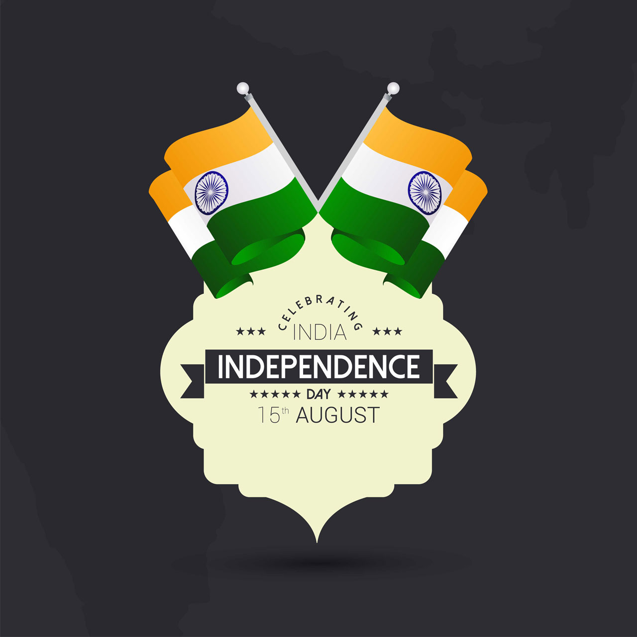 India flag india independence day cartoon illustration image transparent background png