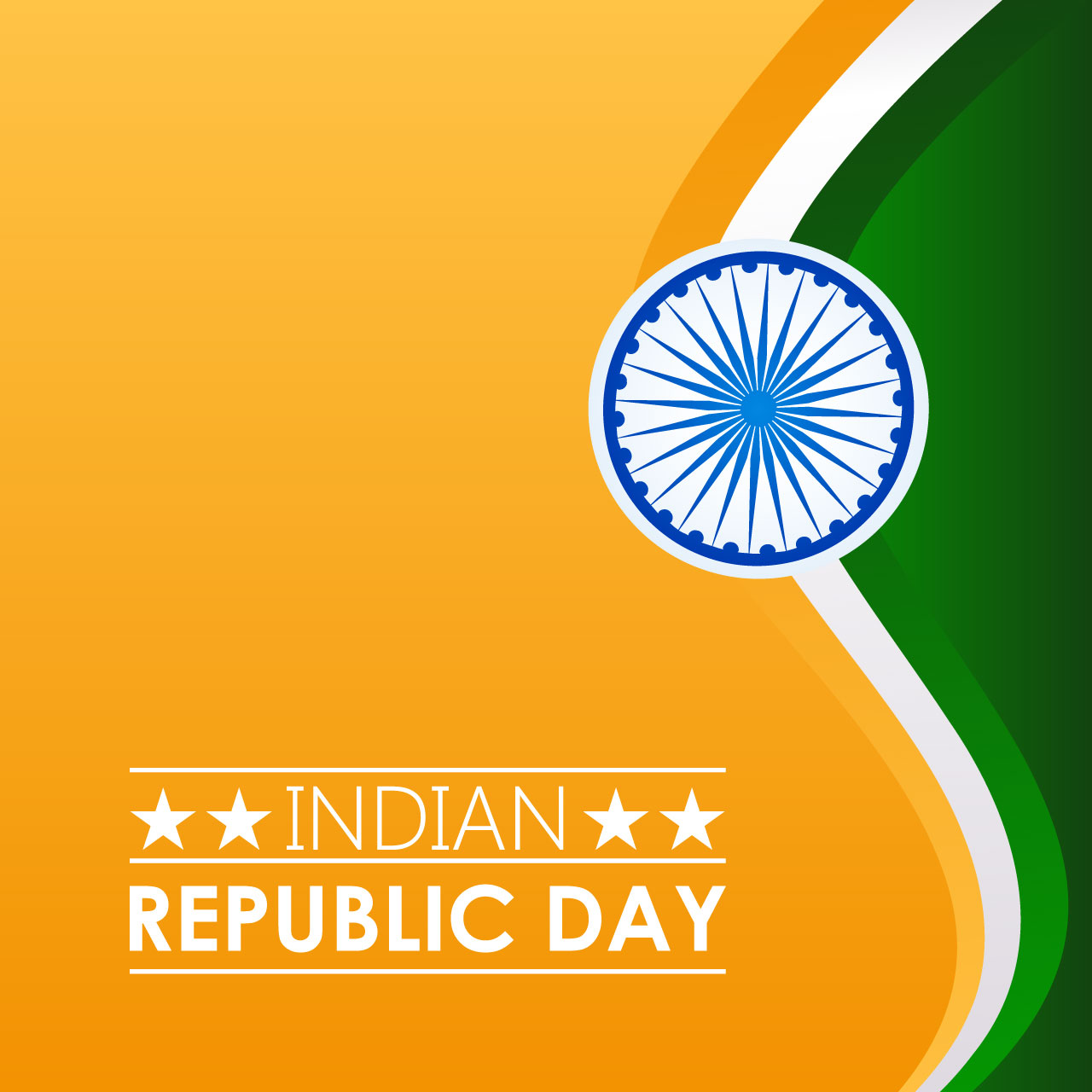 India flag india republic day 26 january hand drawing sketch