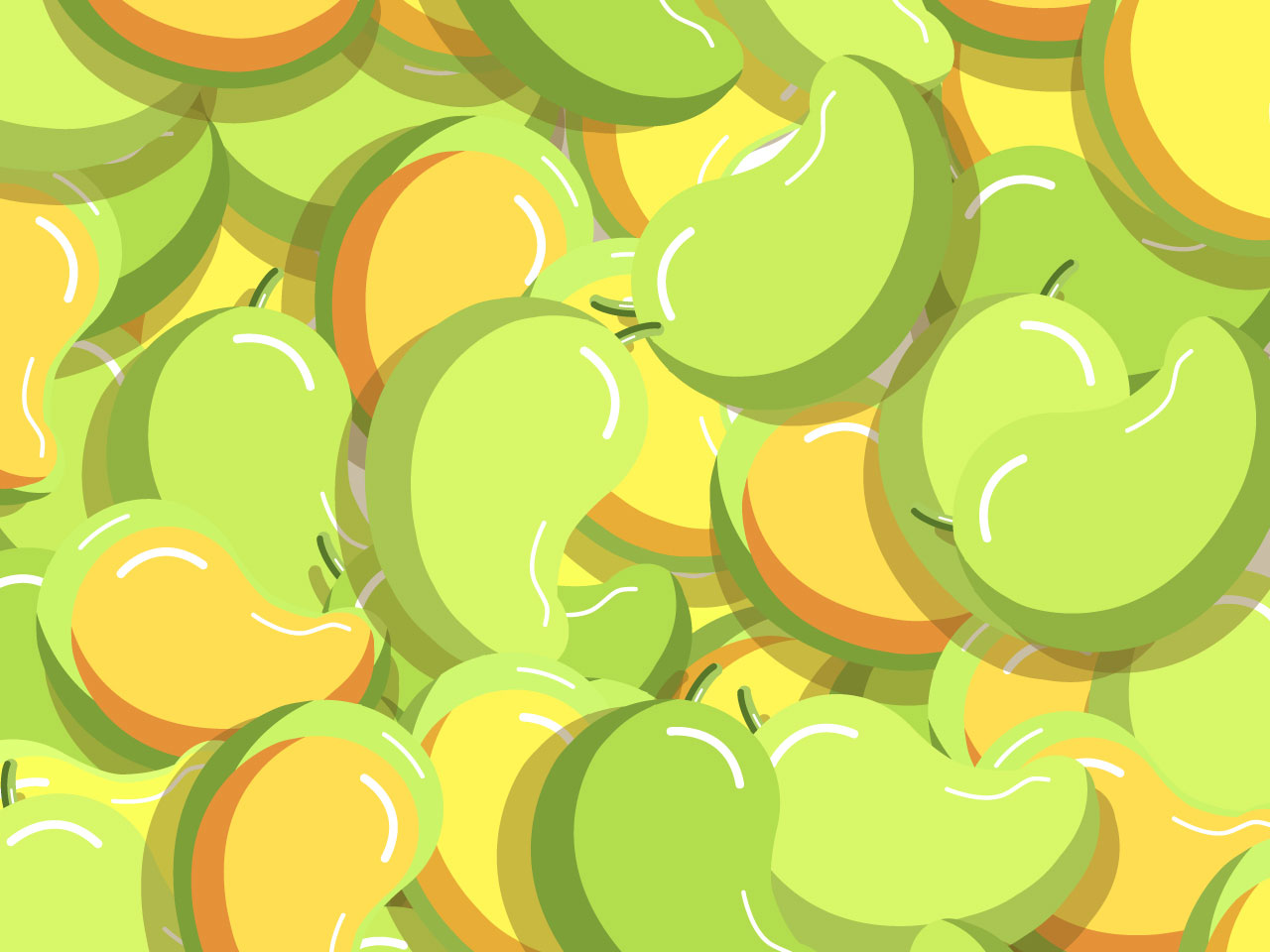 Mango fruit illustration pattern background design