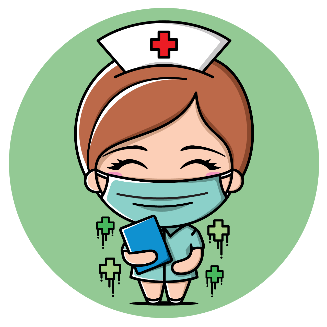 cartoon cute nurse