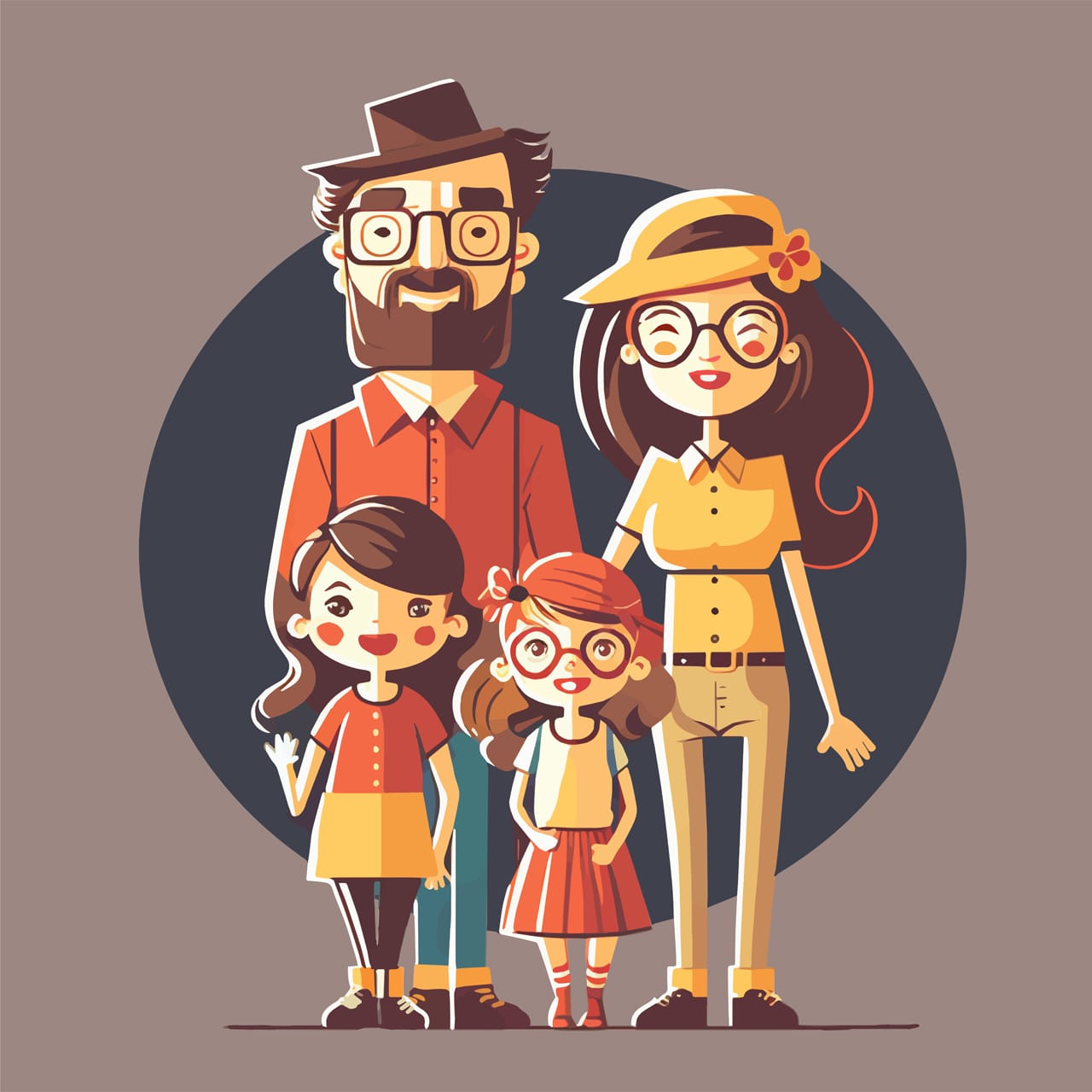 family portrait clipart